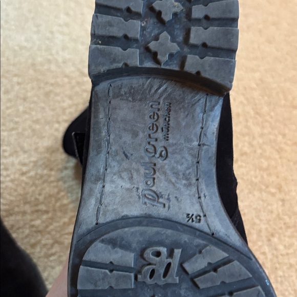 Paul Green suede Suri zip Austrian moto boots - Picture 3 of 7